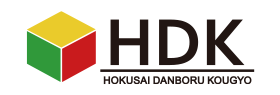 北埼ダンボール工業株式会社「HDK」 ロゴ画像