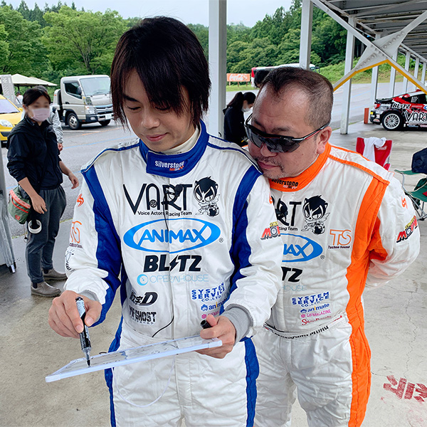 エビススーパー耐久レース ピットからの生配信のお知らせ Vart Voice Actors Racing Team